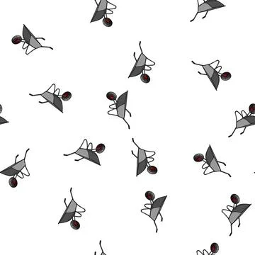 Pattern barrow wheelbarrow cartoon vector Stock Illustration