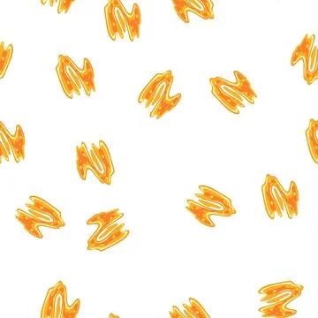 Pattern basalt lava puddle cartoon vector Stock Illustration