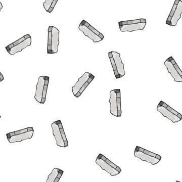 Pattern basalt stone platform cartoon vector Stock Illustration