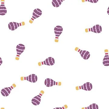 Pattern basket hot air balloon cartoon vector 스톡 일러스트