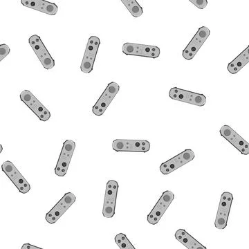 Pattern bass digital amplifier cartoon vector Stock Illustration