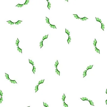 Pattern bat wings dragon cartoon vector Stock Illustration