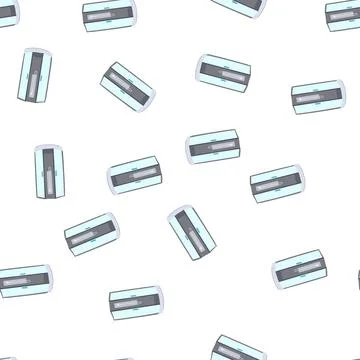 Pattern bath shower cabin cartoon vector Stock Illustration