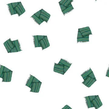 Pattern bathroom carpet floor rug color icon vector 스톡 일러스트