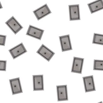 Pattern bathroom sink ceramic cartoon vector Stock Illustration