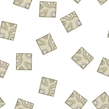 Pattern bathymetry sea topogrphic cartoon vector イラスト素材