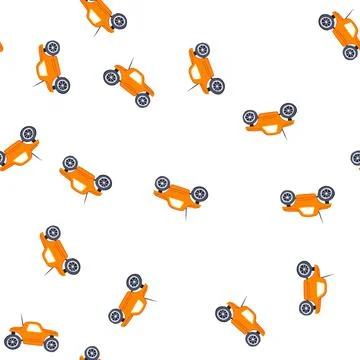 Pattern battery rc car toy cartoon vector Stock Illustration