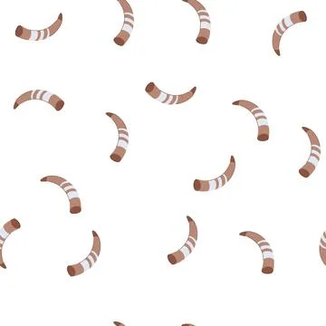 Pattern battle viking horn cartoon vector Stock Illustration
