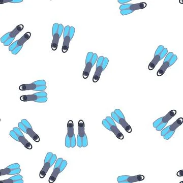Pattern beach flippers cartoon vector 스톡 일러스트