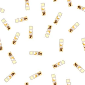 Pattern beach sun cream cartoon vector 库存插图