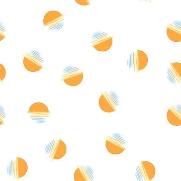 Pattern beach sunset cartoon vector Illustrazione stock