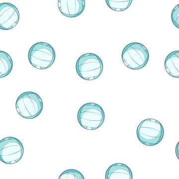 Pattern beach volleyball ball cartoon vector イラスト素材