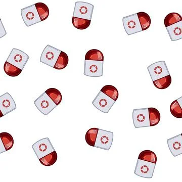 Pattern beacon siren cartoon vector Stock Illustration