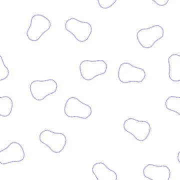 Pattern bead beads necklace cartoon vector 스톡 일러스트