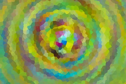 Pattern beautiful gradient green yellow lilac snow daimond mosaic background Stock Illustration