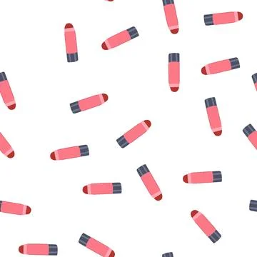 Pattern beauty blush compact cartoon vector Stock Illustration