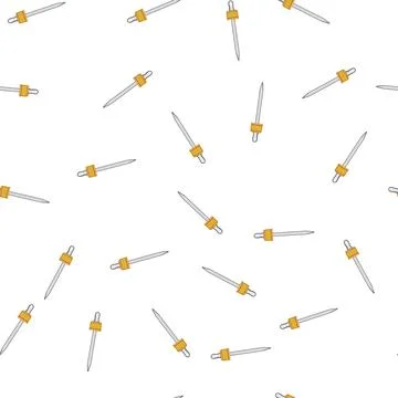 Pattern beauty serum dropper cartoon vector Illustrazione stock