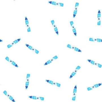 Pattern bee insect repellent cartoon vector Ilustração Stock