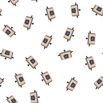 Pattern beef slow cooker cartoon vector Stock Illustration