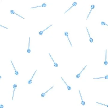 Pattern beeswax honey dipper stick cartoon vector Stock Illustration