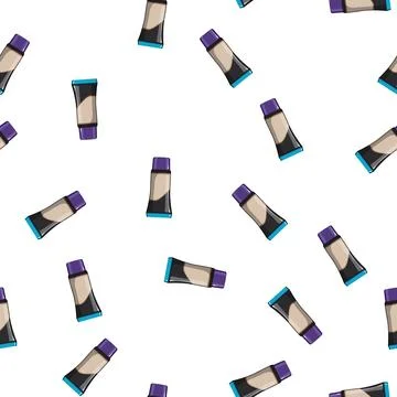 Pattern beige foundation cream cartoon vector Stock Illustration