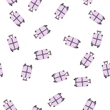 Pattern belt luggage strap cartoon vector Stock Illustration