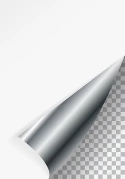 Pattern of bent corner for free filling on transparent background color. Vector Stock Illustration