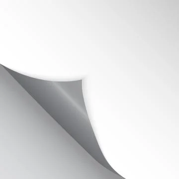 Pattern of bent corner for free filling of gray color.  Illustration. Stockillustratie
