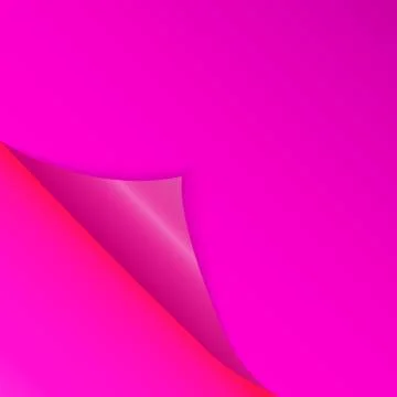 Pattern of bent corner for free filling of pink color.  Illustration. Stock Illustration