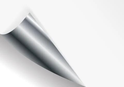Pattern of bent corner for free filling of white color.  Illustration. Stockillustratie