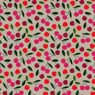 Pattern of berries Stock Illustration