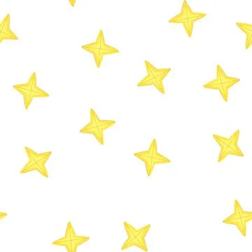 Pattern best star cartoon vector Illustrazione stock