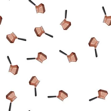 Pattern beverage cezve coffee cartoon vector Stock Illustration