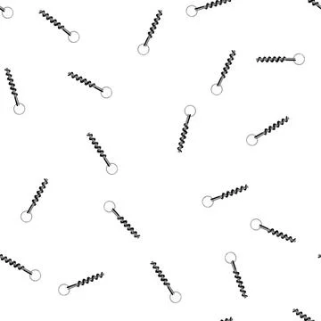 Pattern beverage corkscrew wine cartoon vector Stock Illustration