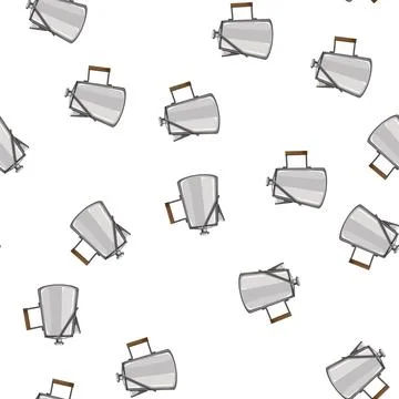 Pattern beverage percolator pot coffee cartoon vector イラスト素材