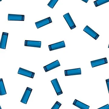 Pattern beverage plastic cup cartoon vector Stock Illustration