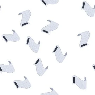 Pattern bill receipt cartoon vector Illustrazione stock