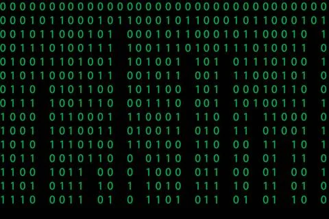 Pattern with binary code Pattern with binary code on dark background Copyr... Stock Photos