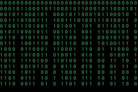Pattern with binary code Pattern with binary code on dark background Copyr... Stock Photos