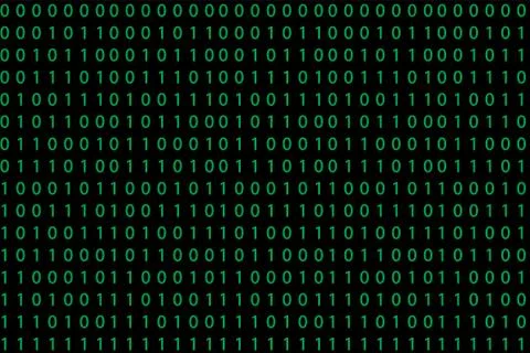 Pattern with binary code Stock Photos