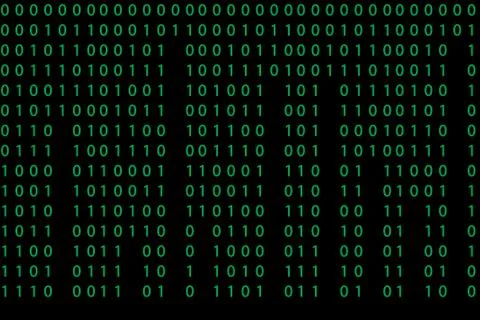 Pattern with binary code Stock Photos