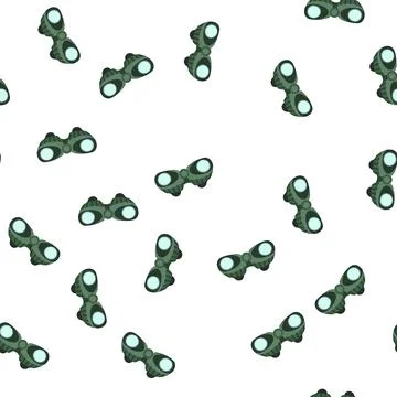 Pattern binocular binoculars cartoon vector Stock Illustration