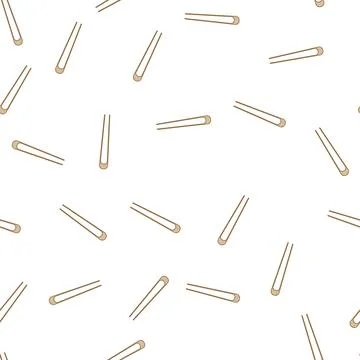 Pattern biodegradable bamboo utensils cartoon vector イラスト素材
