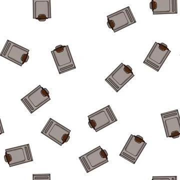 Pattern biodegradable compost bin cartoon vector Stock Illustration