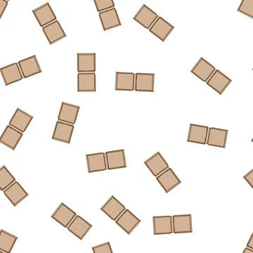 Pattern biodegradable pizza box cartoon vector 스톡 일러스트