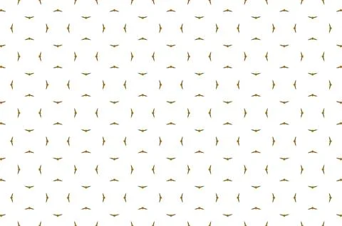 A pattern of birds is printed on a white background Stock Illustration