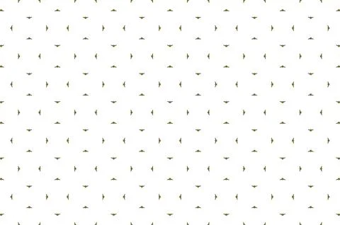 A pattern of birds is on a white background Illustrazione stock