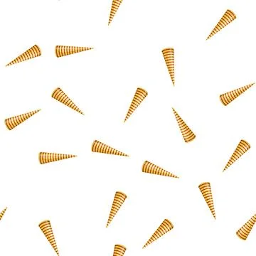 Pattern birthday party hat cartoon vector Stock Illustration