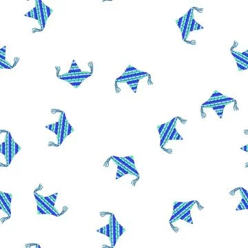 Pattern birthday pinata cartoon vector Stock Illustration