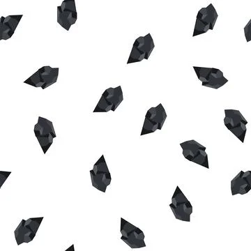 Pattern bituminous coal ore cartoon vector Stock Illustration